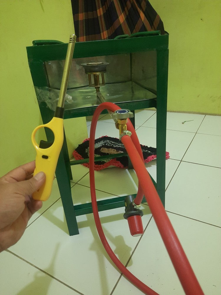 Paket Hemat,kompor Gas Mawar /smawar 203 Siap Pakai,nasi Goreng