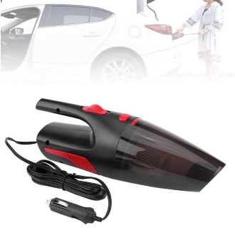 Vacuum Cleaner Alat Penyedot Debu Mobil Listrik 12V 120W dan Adaptor Vacum ke Listrik (Paket Vacuum Mobil)