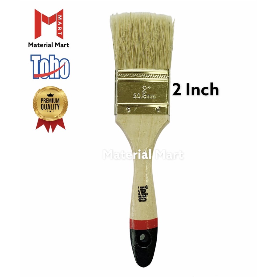 Kuas Cat Tembok Toho 2 Inch | Kuas Tembok 2&quot; TOHO |PREMIUM Paint Brush |Material Mart