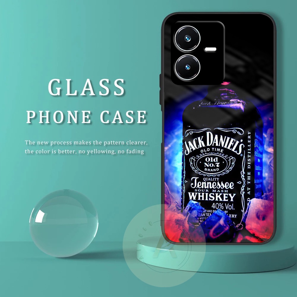 Softcase Glass VIVO Y22 2022 - GK06 - Case HP VIVO Y22 2022 - Case VIVO Y22 2022 - Kesing HP VIVO Y2