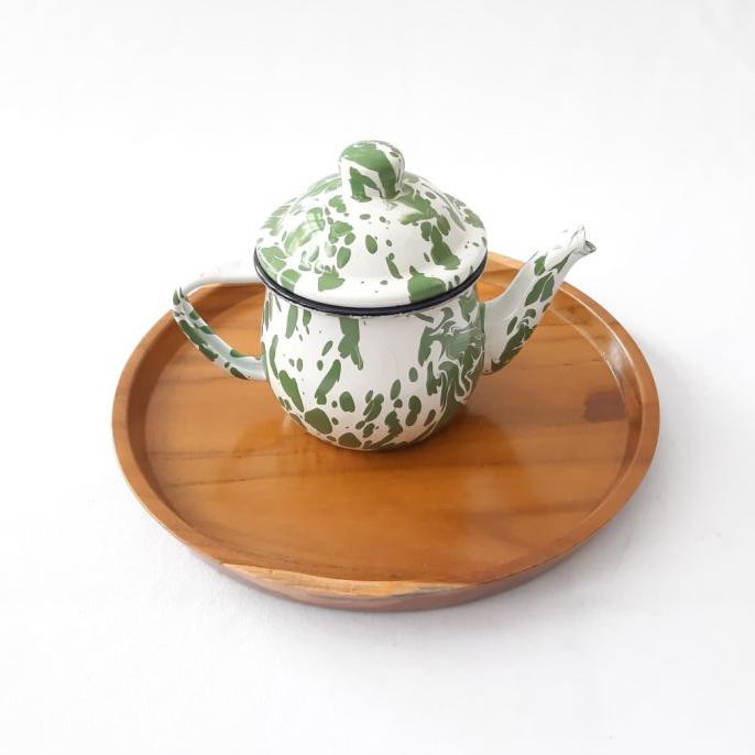 Teko Enamel Lurik Jadul - Diskon Khusus 