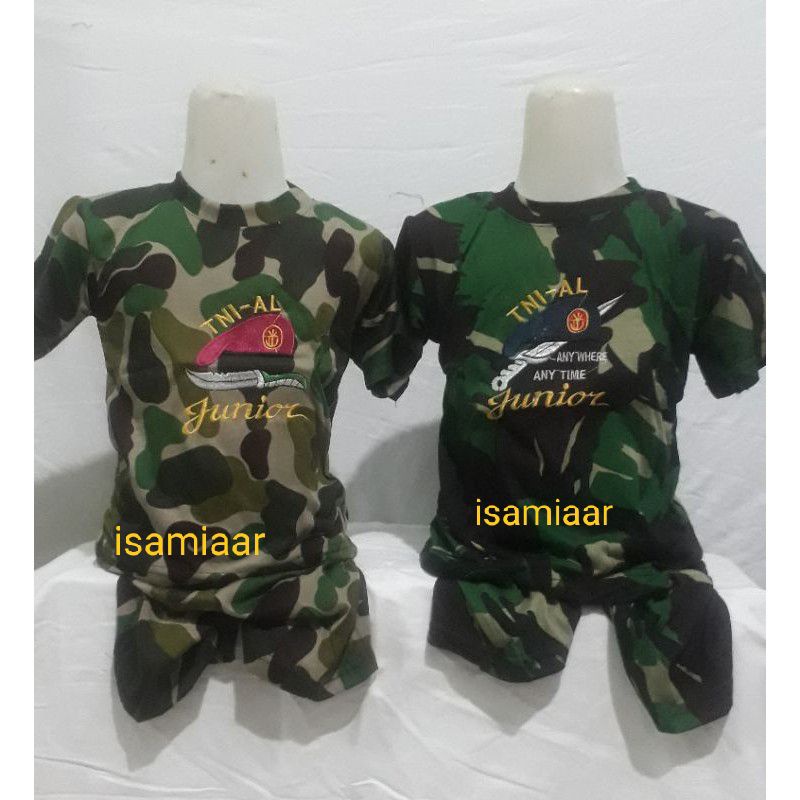 STELAN KAOS ANAK2 PDK///LORENG TENTARA /KEREN&amp;LUCU