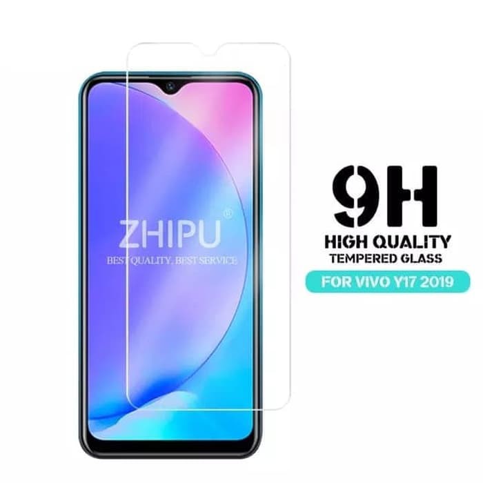 Vivo Y17 Tempered Glass 2.5D Anti Gores Kaca - Bening