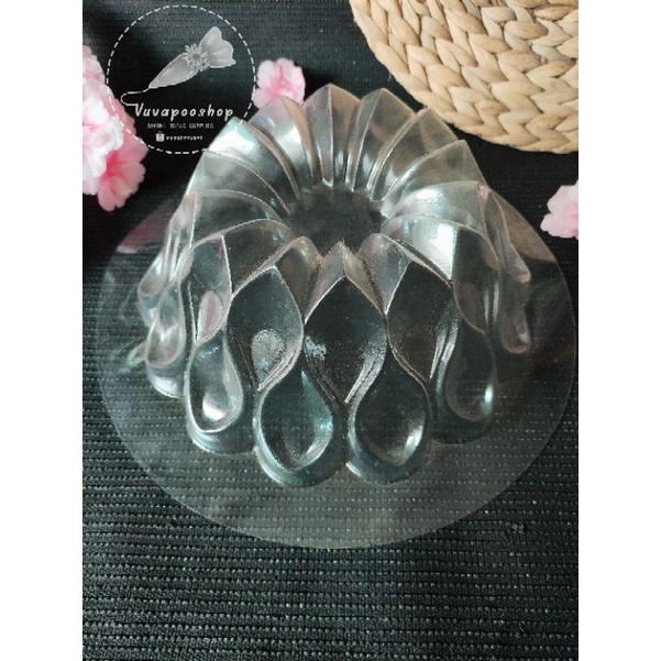 Cetakan Puding Luxury L303 / Cetakan Puding Plastik / Loyang Puding Plastik / Cetakan Pudding