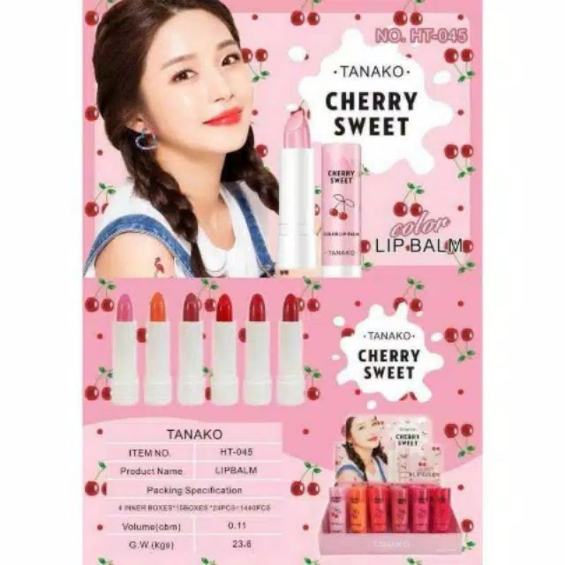 ( ECER ) TANAKO SWEET CHERRY LIPBALM