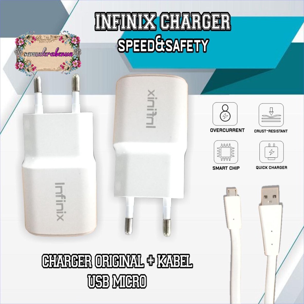 Charger Infinix 9V -2A Original Fast Charging Kabel Micro USB note 7 Note 8 hot 9 8 10 play SB2566