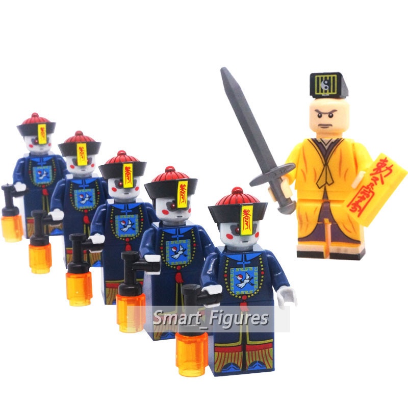 Mini Figures Zombie Vampire One-Eyebrow Priest Warna Hitam Untuk Hadiah