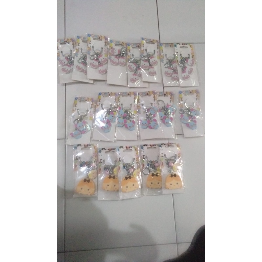 KEYCHAIN UFFUFY GANTUNGAN KUNCI EEYORE MICKEY MINNIE WINNIE THE POOH DUMBO DONALD DAISY DUCK