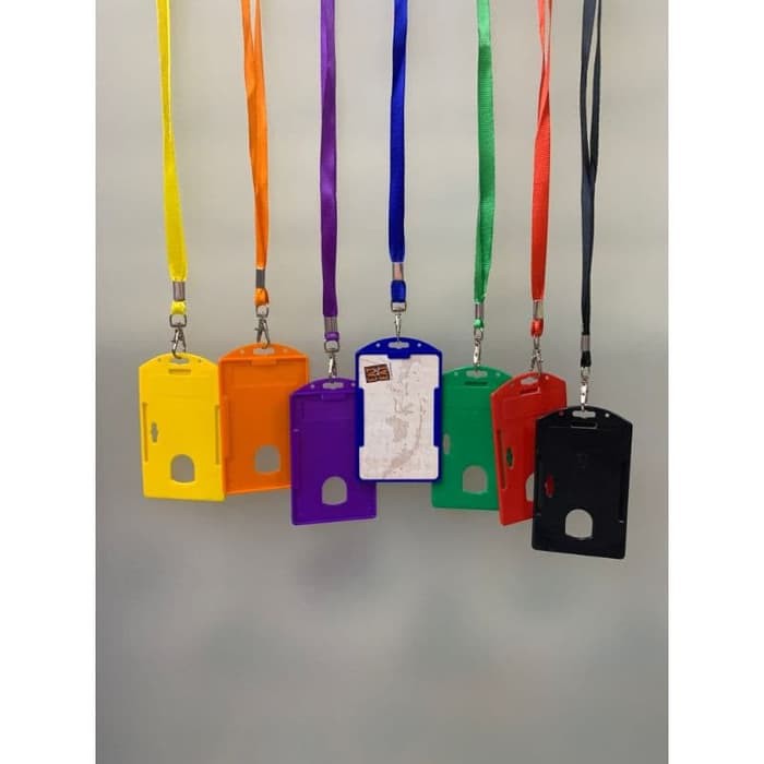 Name Tag Holder Id Card Mika Tali Lanyard panitia karyawan Siswa Murah  PASAR BB