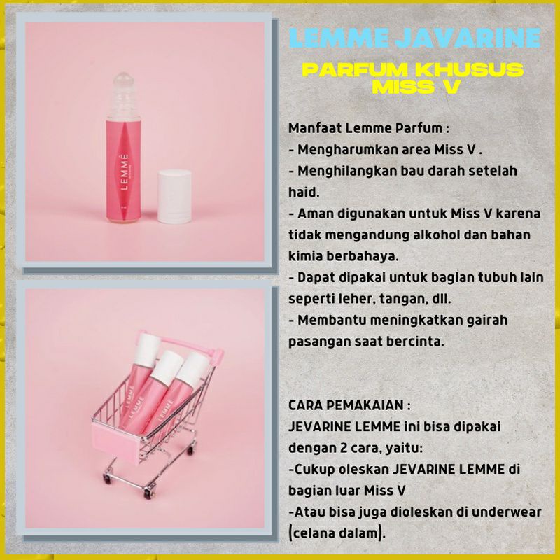 Lemme Jevarine - Parfume Khusus V Miss Andalan Istri