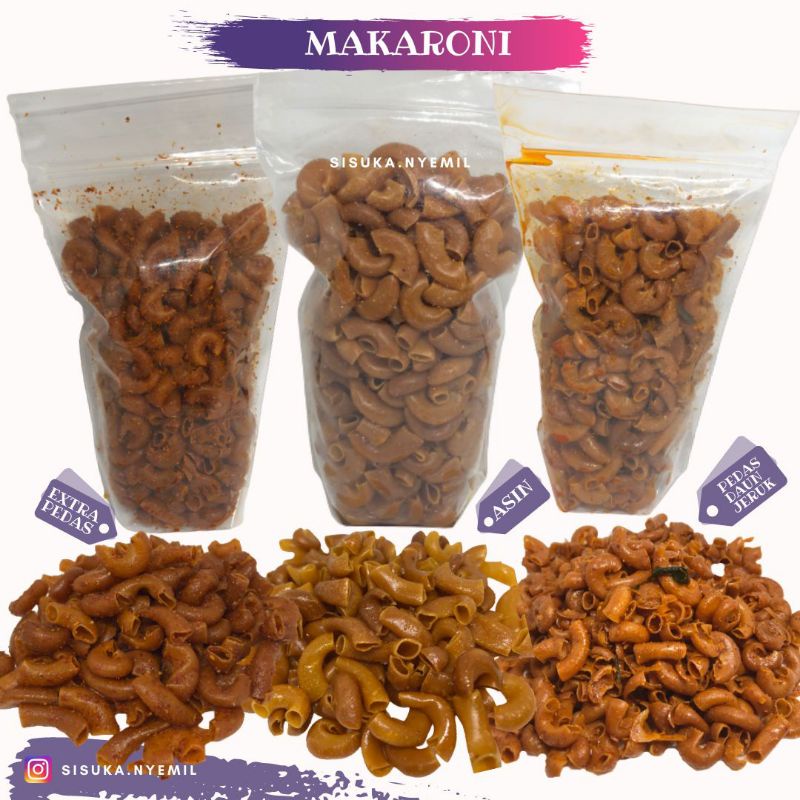 

Makaroni RASA Extra pedas,Pedas daun jeruk, Asin, Jagung manis TERMURAH Berat 100gr