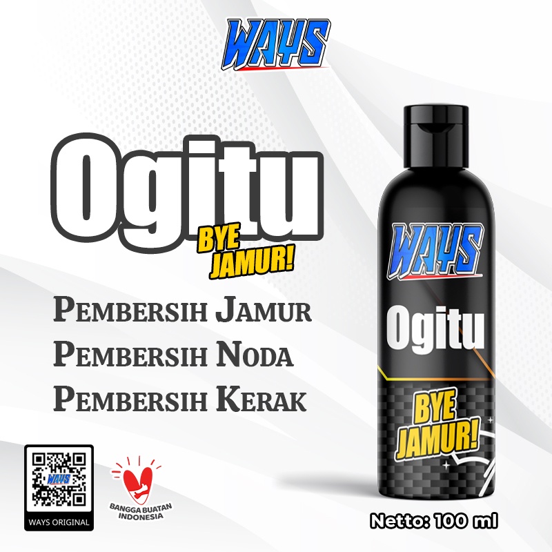 A024 | WAYS Obat Pembersih Jamur Kaca Mobil Cairan Penghilang Kerak Car Logo Emblem Serbaguna