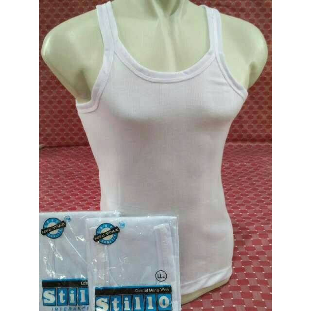 Singlet kaos dalam pria M L XL 3L/LLL Stillo halus murah