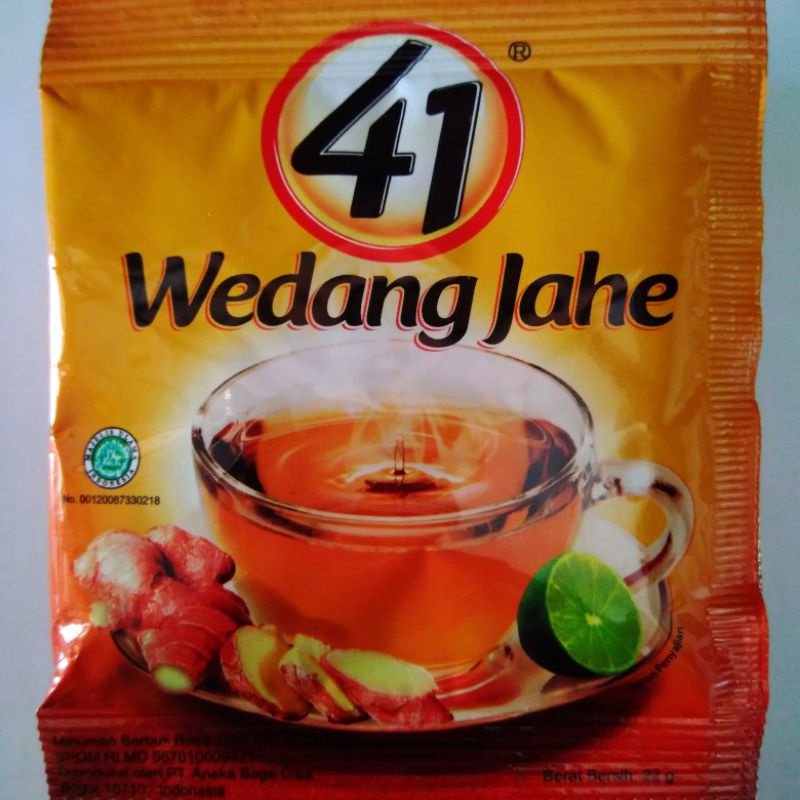 

wedang jahe merah 41 jeruk nipis 1 renceng isi 10 sachet
