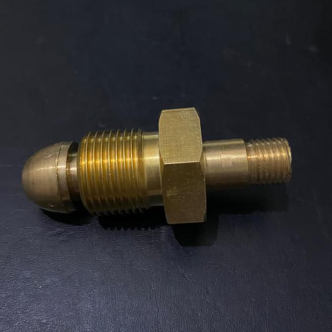 Nepel Tabung Oxygen/Oksigen - drat 1/4"