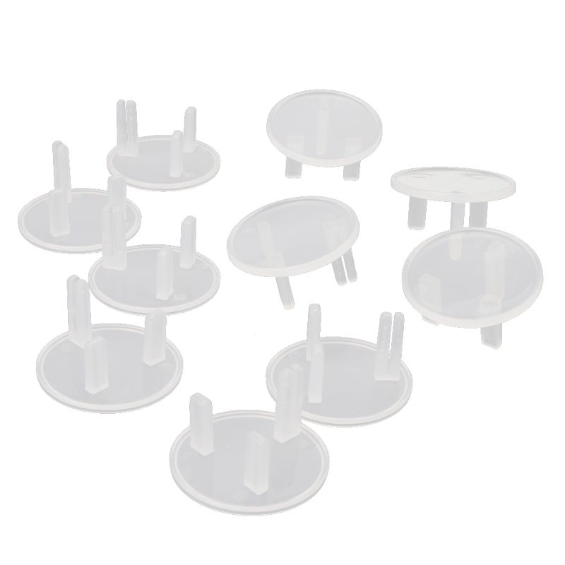 Mary 10pcs Cover Pelindung Socket Power Standar UK Mudah Dipasang