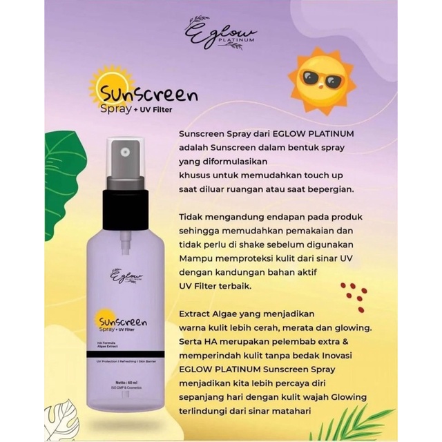 SUNSCREEN SPRAY EGLOW