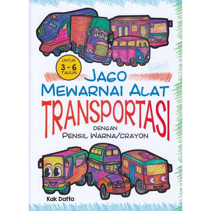 Buku Anak Jago Mewarnai Alat Transportasi Dengan Pensil Warna Crayon Shopee Indonesia