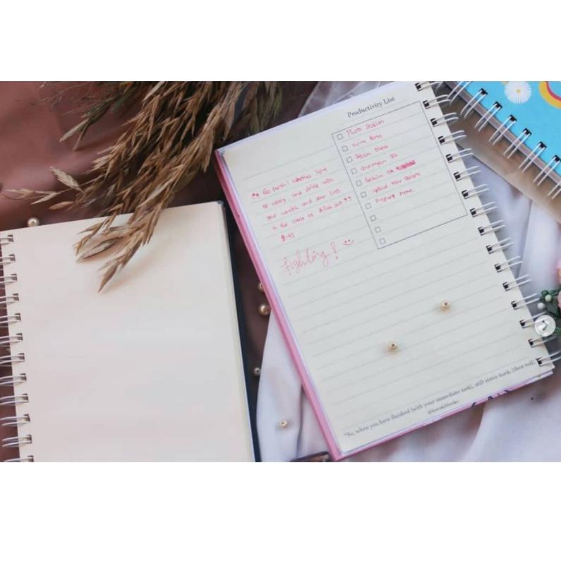 

(F5C5) ★ One Colorful Word Notebook Custom Cover Kawakibbooks ( Nama Depan & Belakang ) Isi 90 Lembar | Notebook Custom Hardcover | Notebook Custom Nama | Notebook Custom //Big@promo