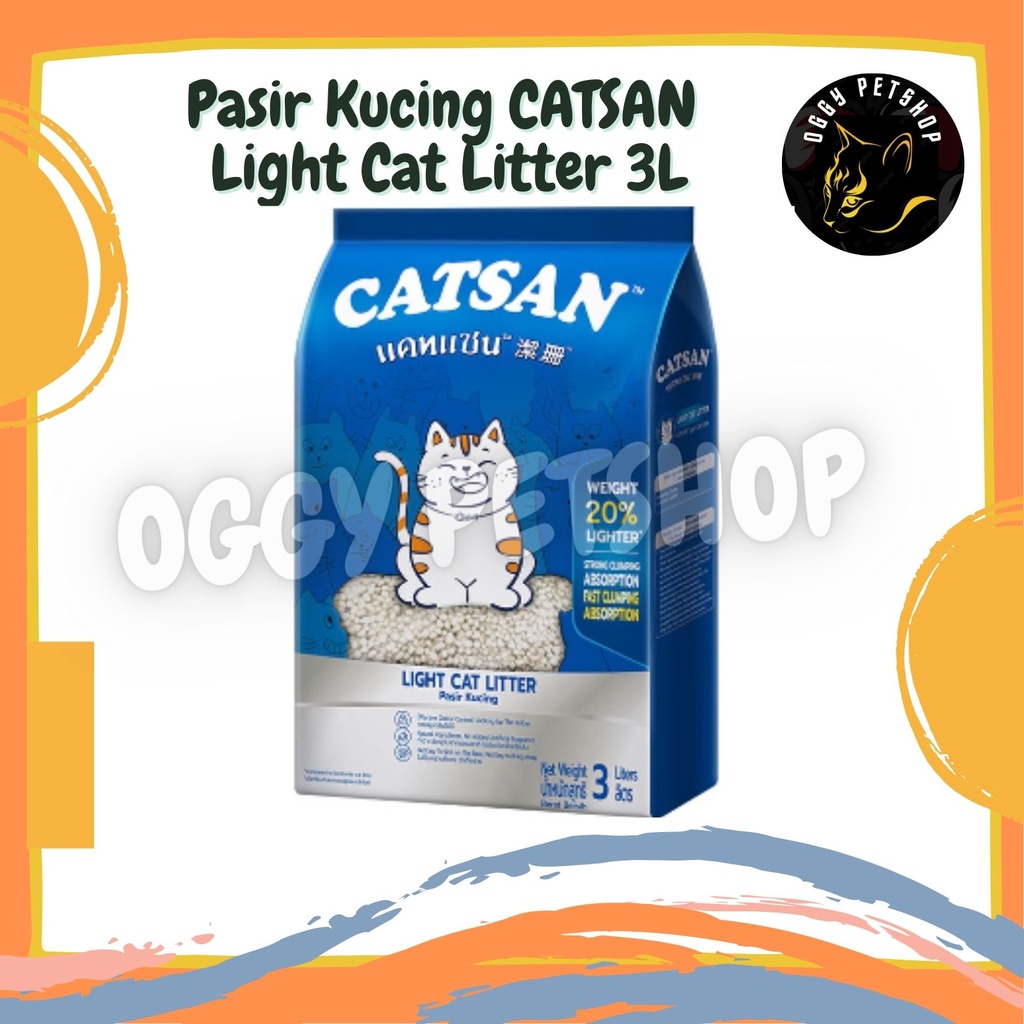 Pasir Kucing CATSAN Cat Litter 3L Pasir Kucing TOP