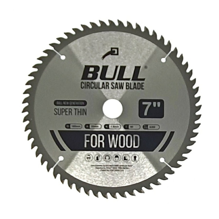 Bull Mata Gergaji Kayu 7" x 60 T