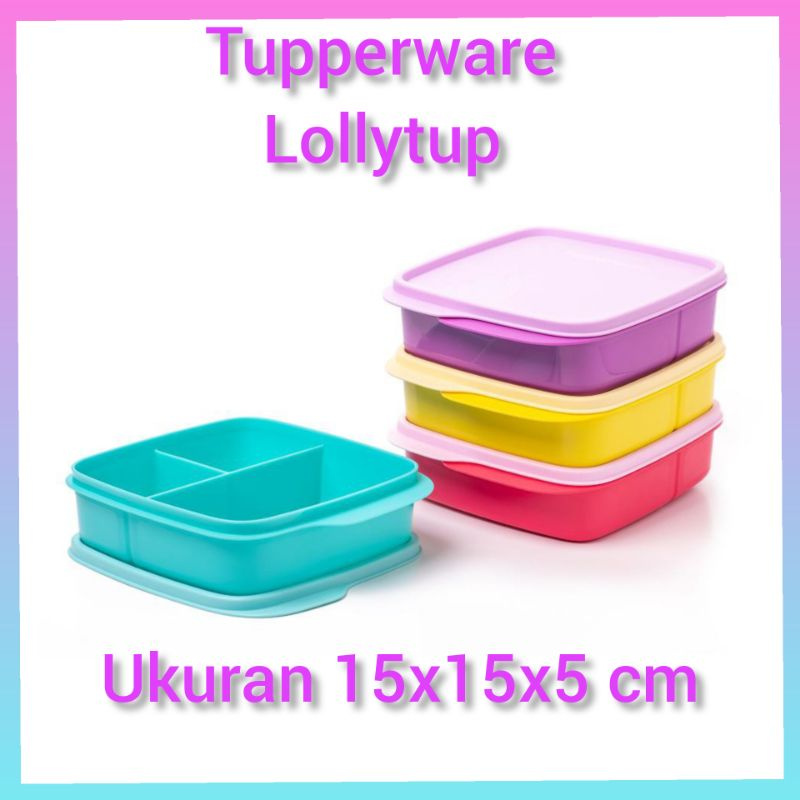 Tempat makan sekat tupperware promo murah / tempat bekal / Lunchbox