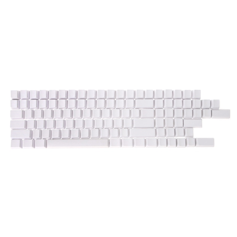 Keycaps btsg PBT OEM PBT Blank Keycaps Untuk layout ANSI Keyboard Gaming Mekanik