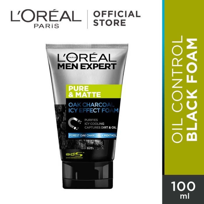 Loreal Men Expert Charcoal Black Foam 100ml