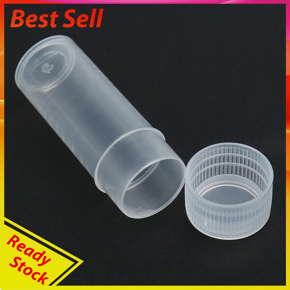 50Pcs 5g Volume Plastic Sample Bottle 5ML Small Bottle Vial Storage Contain