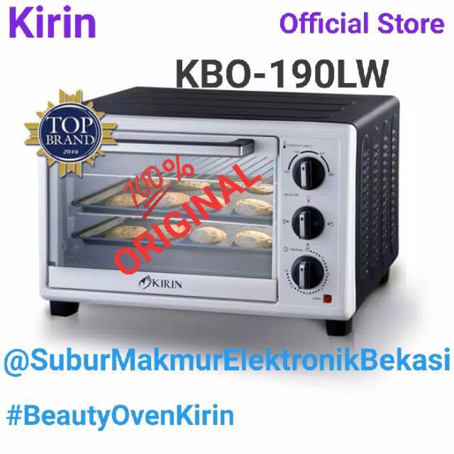 Oven Listrik CANTIK LOW WATT Kirin KBO-190 LW