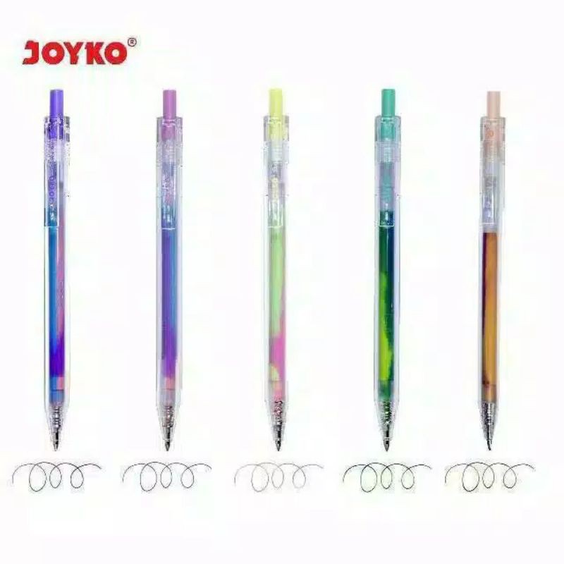 

GPC-324 Pen Gel Rainbow Joyko Color Gel Pen 0.5 Mm