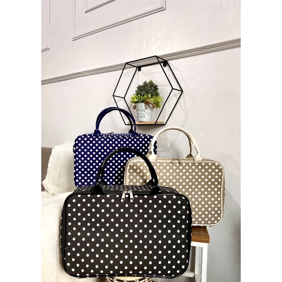 TAS KOPER TAS TRAVEL TAS KOPER MINI TAS POLCADOT