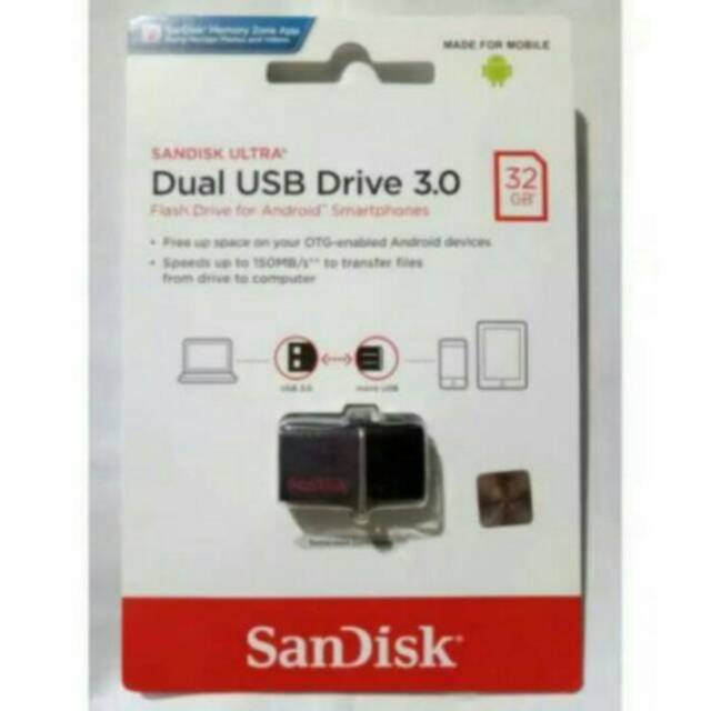 Flashdisk otg sandisk 32gb