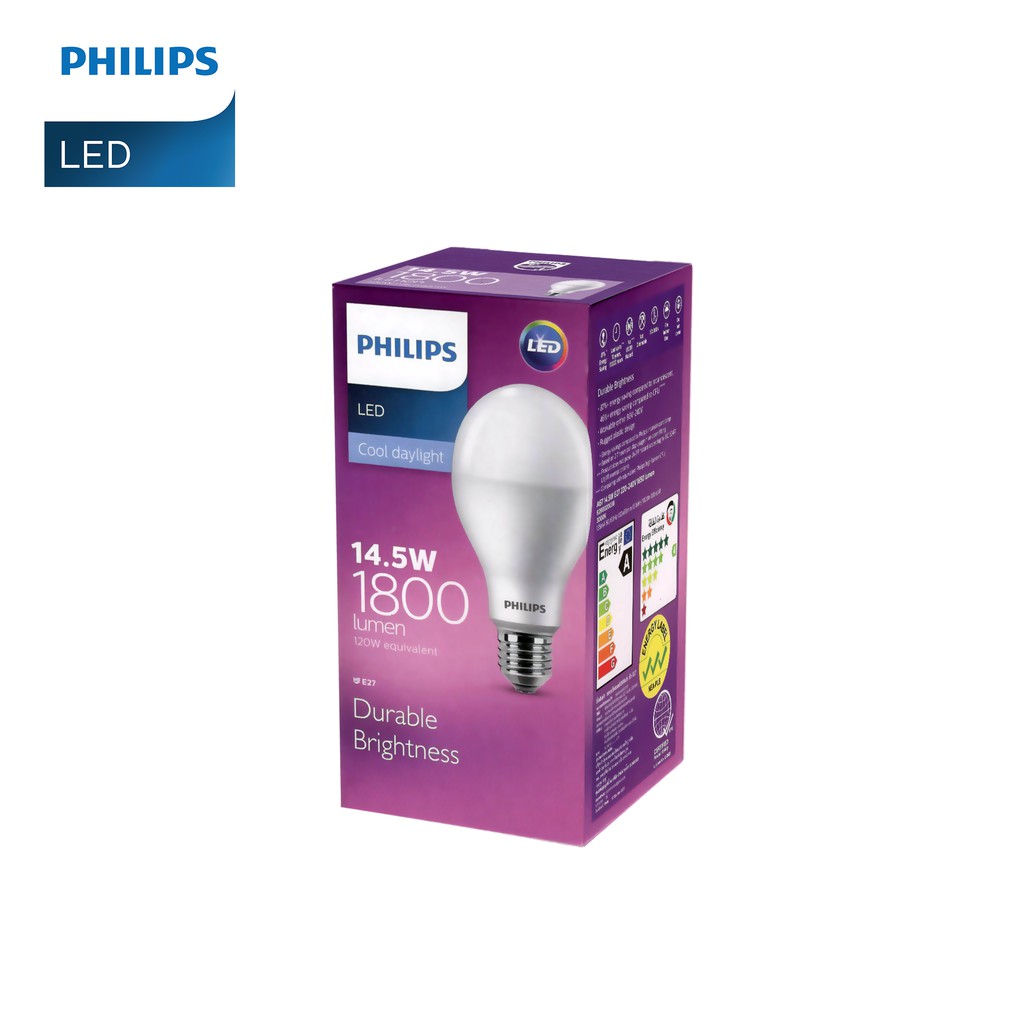 Philips LEDBulb 14.5W E27 6500K 230V Putih