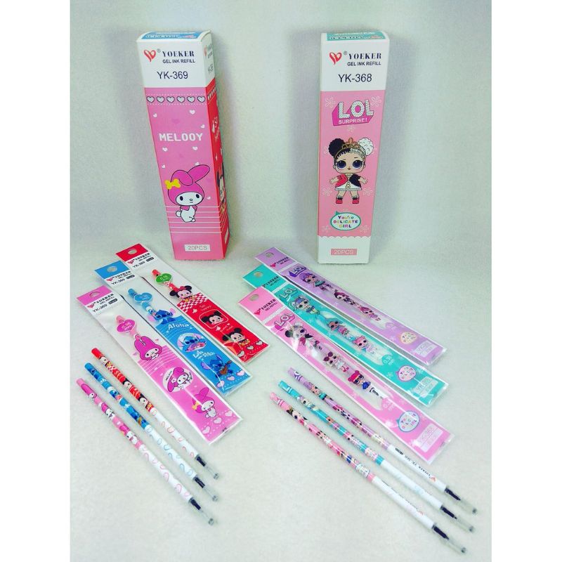 Refill Gel-Pen isi 20pcs