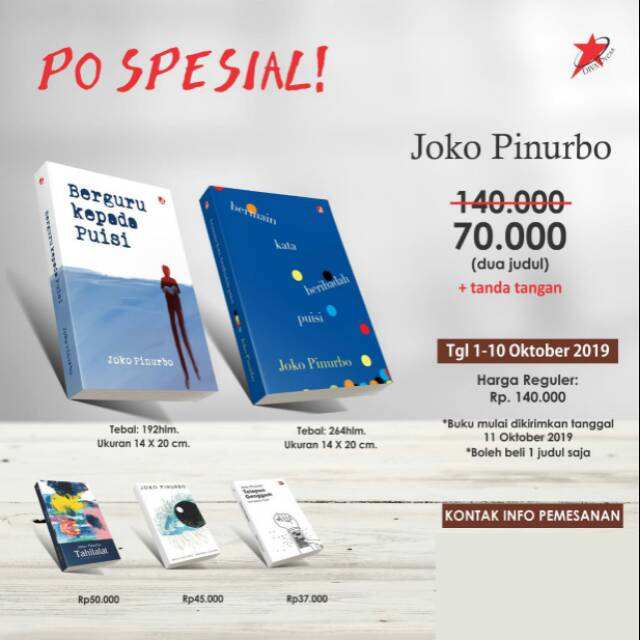 Promo Spesial Joko Pinurbo