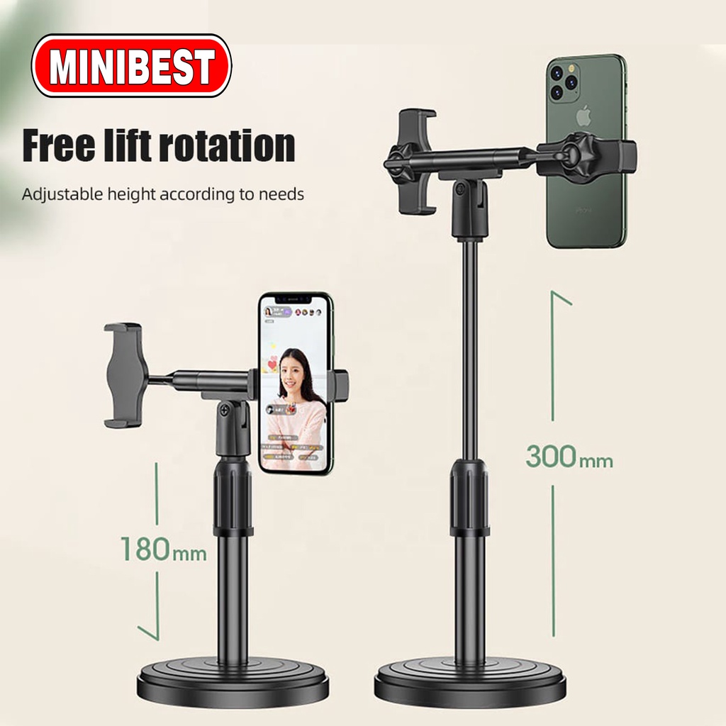 MB Desktop stand 360 Degree Rotating mobile phones holder Live Broadcast Stand Lazy Mobile Phone Holders magnetic car phone holder
