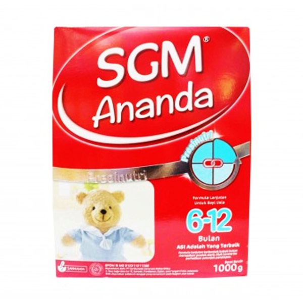 

SGM Ananda Tahap 2 Susu Pertumbuhan [1000 gr]
