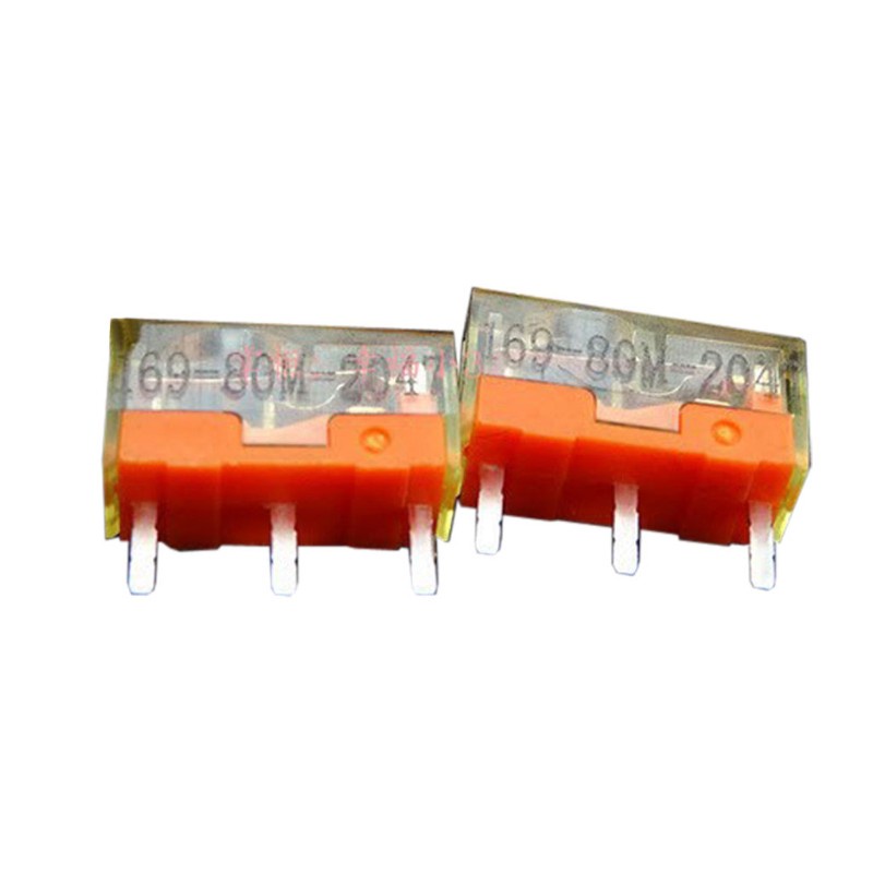 Cre 2pcs / Pak Tombol Micro Switch Gold Contactor 80 Juta Klik Anti Debu