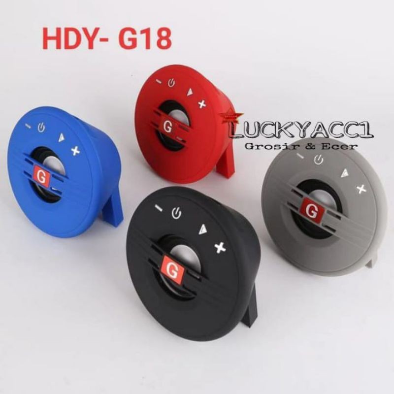LC - Speaker Music J HDY-G18 / Speaker Bluetooth J HDY G18 +Lampu Suara Kencang N Basss