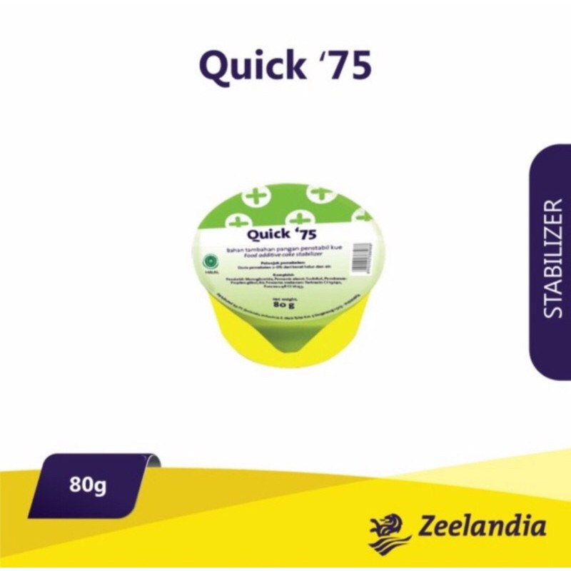 Zeelandia SP Quick 75 Cake Emulsifier 80gr Pelembut Penstabil Kue