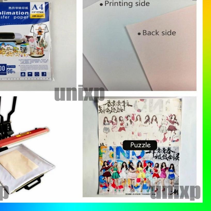 ➭ Kertas Sublim Paper Sublimation Transfer Paper Sublimasi Sublime A4 ➷