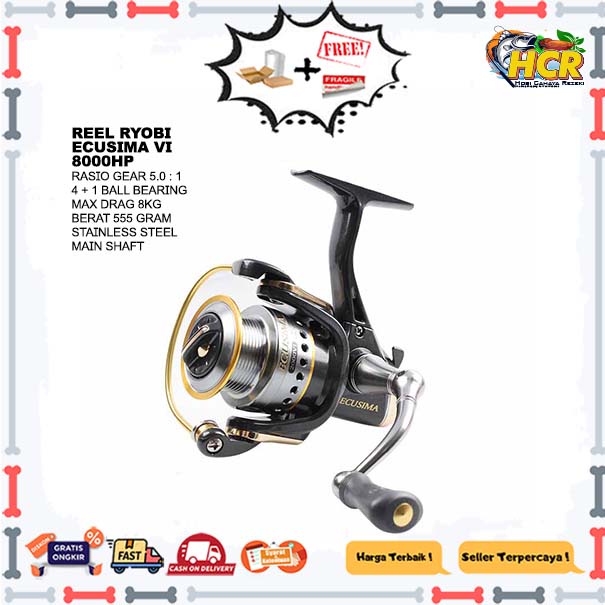 Reel Ryobi Ecusima Vi 8000HP