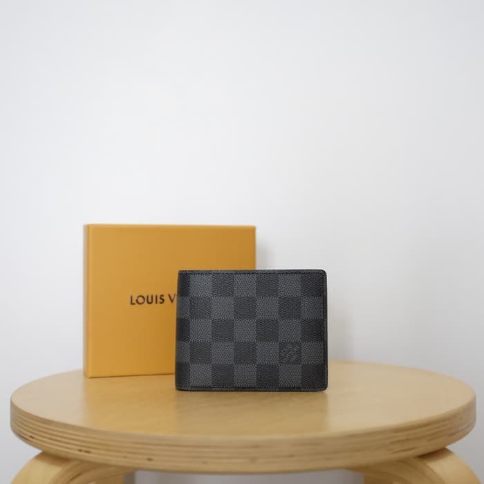 Dompet pria Damier Graphite Louis Vuitton