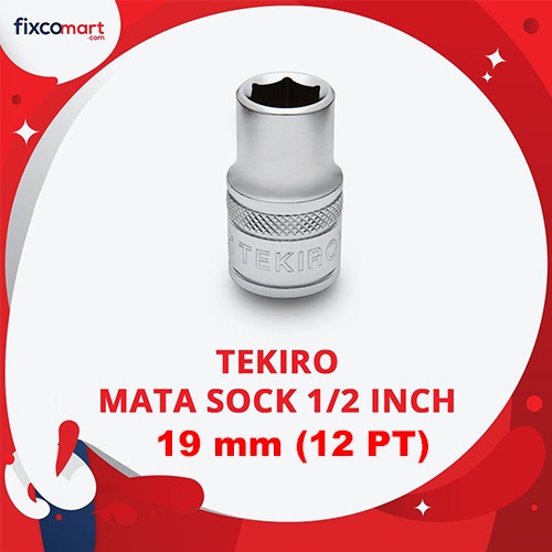 Tekiro Mata Sock 1/2 Inch 19 mm 12 PT / Tekiro Mata Socket