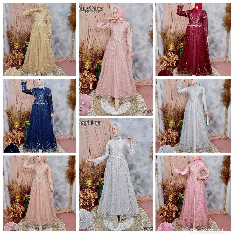 COD GAMIS TULLE NAJWA/GAMIS MODERN/GAMIS KONDANGAN/GAMIS REAL PICT