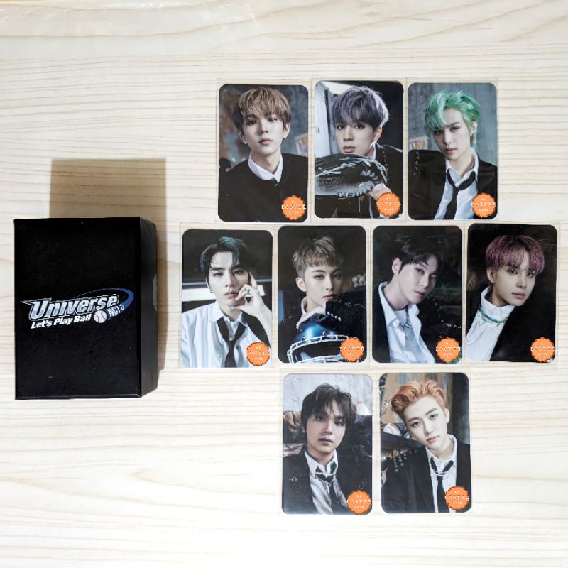 Sharing Photocard Pendant Necklace Universe Let's Play Ball NCT U Mark Jeno Jaemin Haechan Jungwoo D