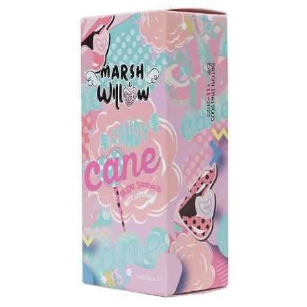 Marshwillow Candy Cane Matte Lip Crayon Nude Ver (set) by Natasha Wilona, Lipstik