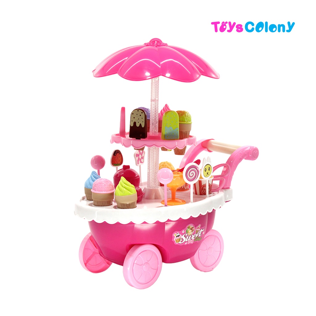 Luxury Candy Cart Ice Cream Play Set Music &amp; Light SG260