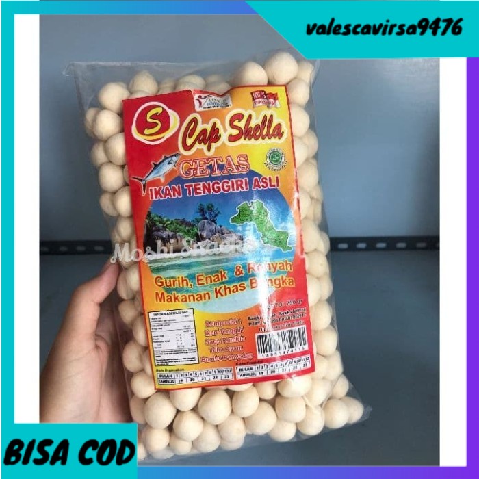 

⭐BISA COD⭐ Getes Super Ikan Tenggiri Cap Shella 250gr / Getas Kerupuk Bangka - Bulat